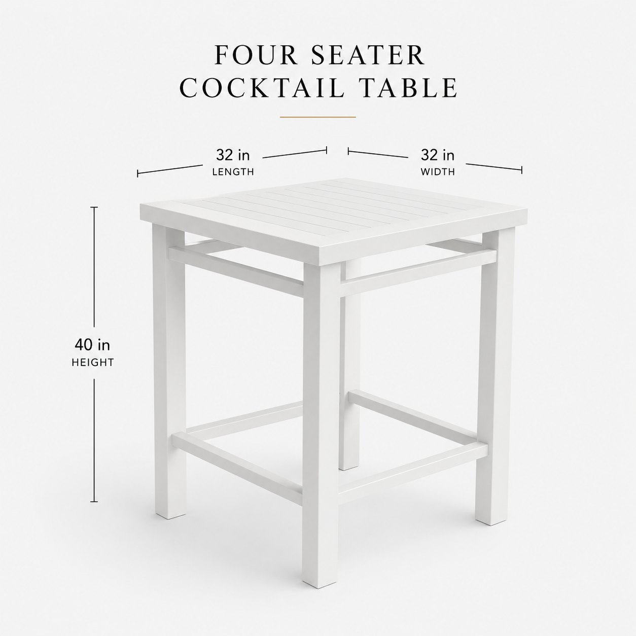 Four Seater Cocktail Table 2